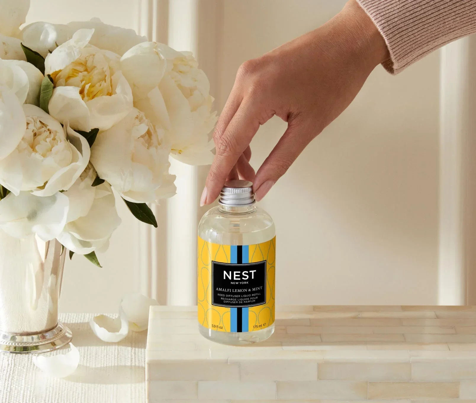 Amalfi Lemon & Mint Reed Diffuser Liquid Refill