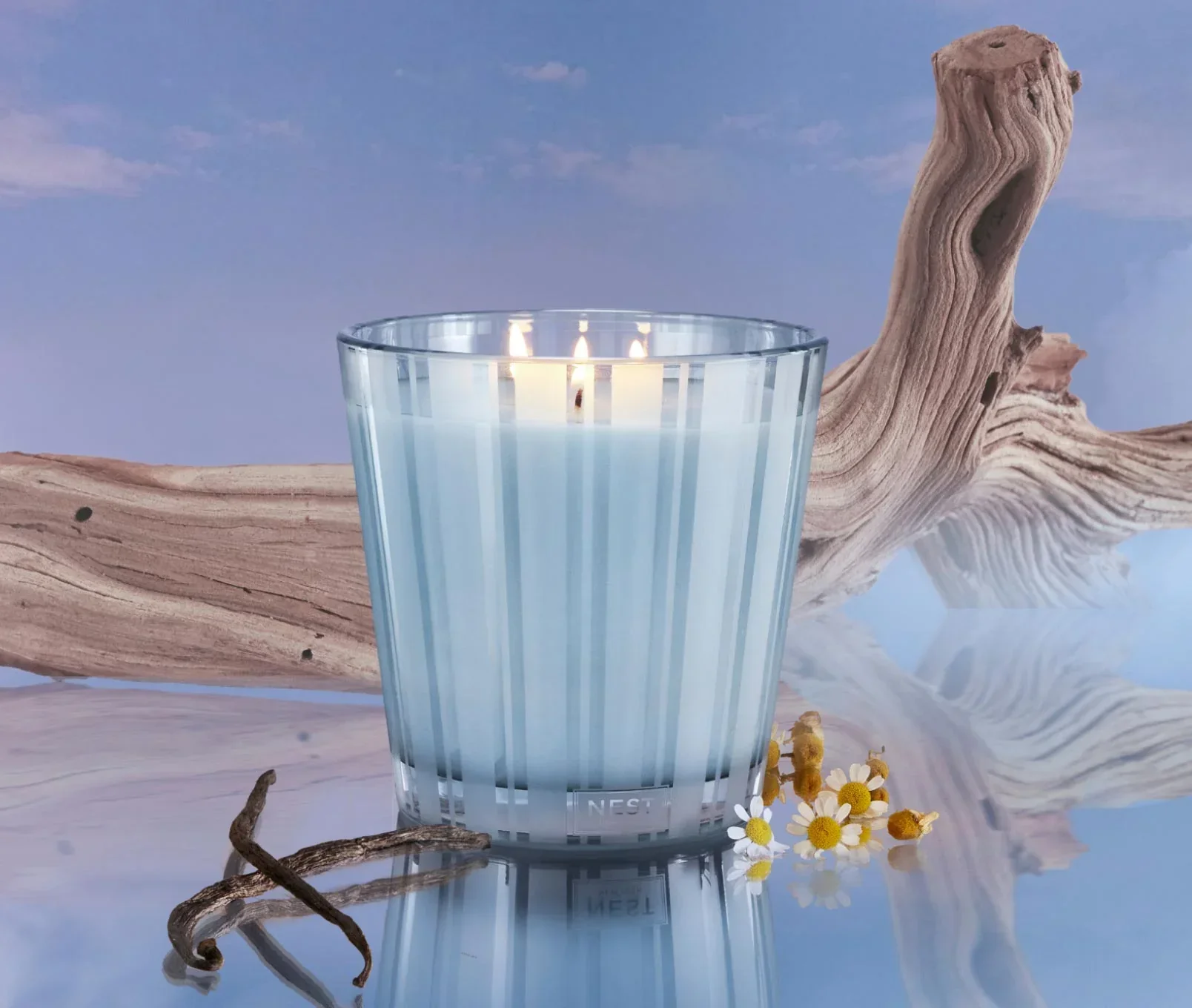 Driftwood & Chamomile 3-Wick Candle