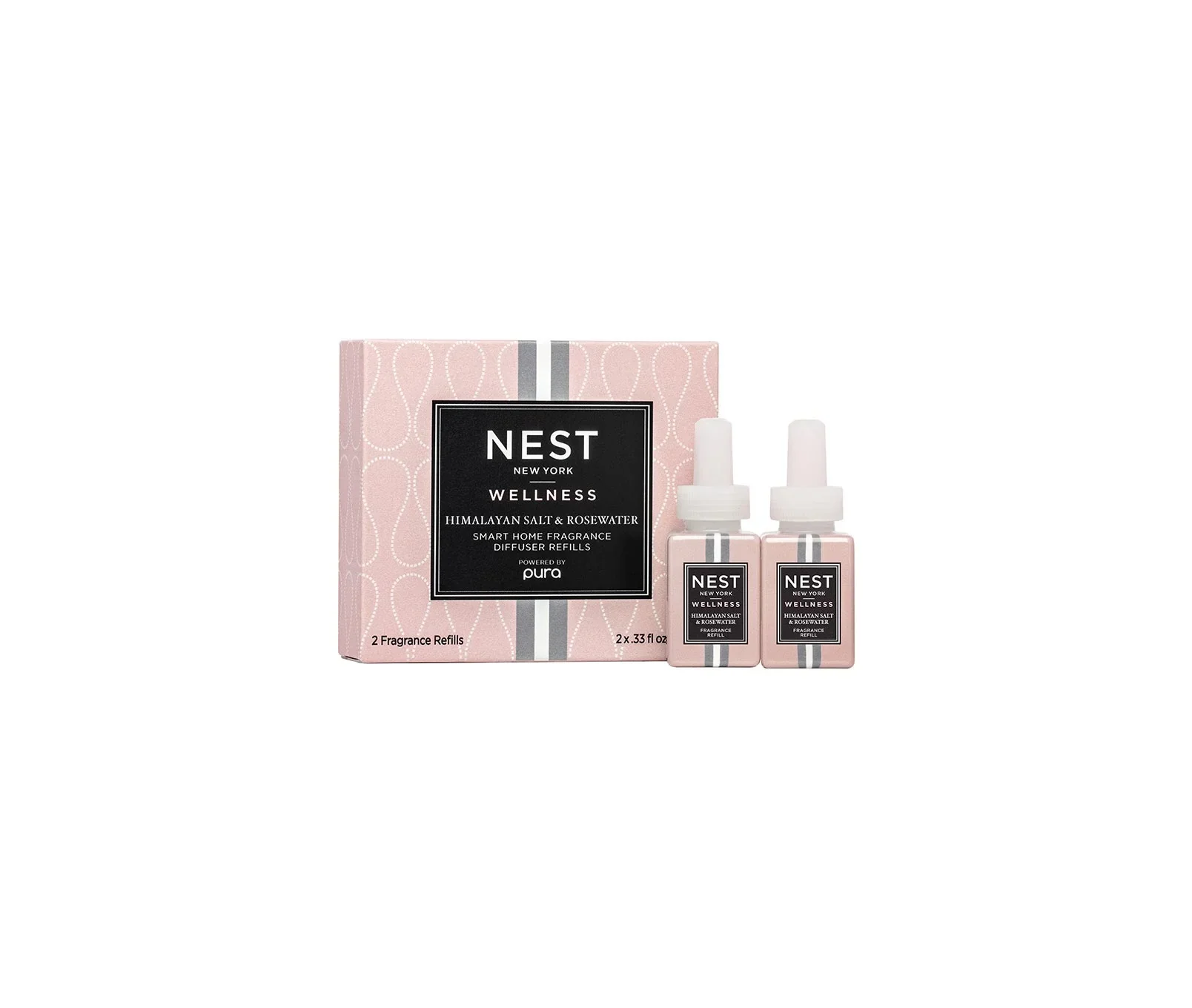 Himalayan Salt & Rosewater Refill Duo for NEST x Pura Smart Home Fragrance Diffuser - Smart Vials