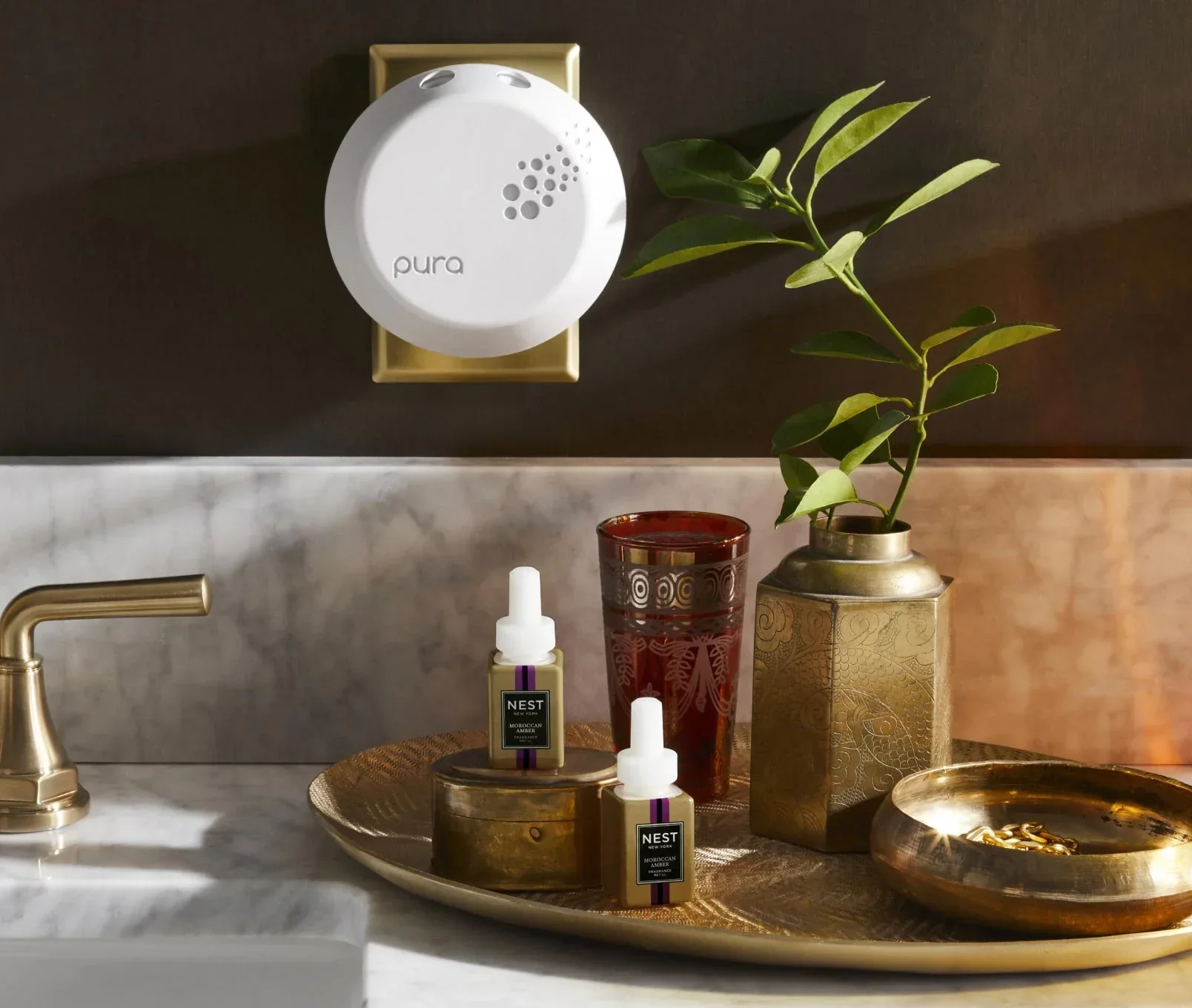 Moroccan Amber Refill Duo for NEST x Pura Smart Home Fragrance Diffuser - Smart Vials