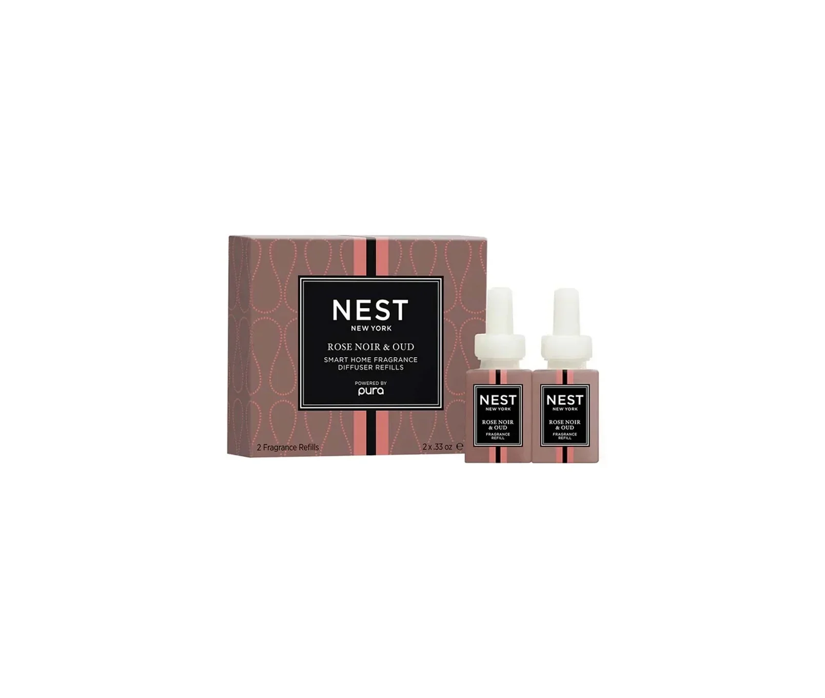 Rose Noir & Oud Refill Duo for NEST x Pura Smart Home Fragrance Diffuser - Smart Vials