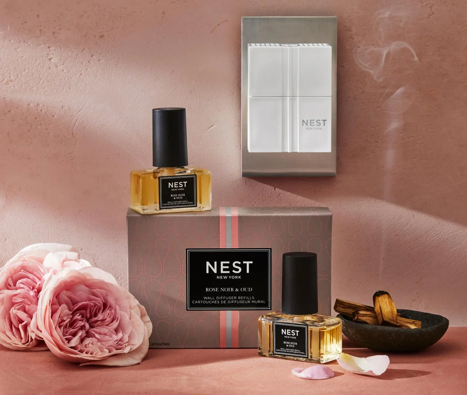 Rose Noir & Oud Refills for Wall Diffuser