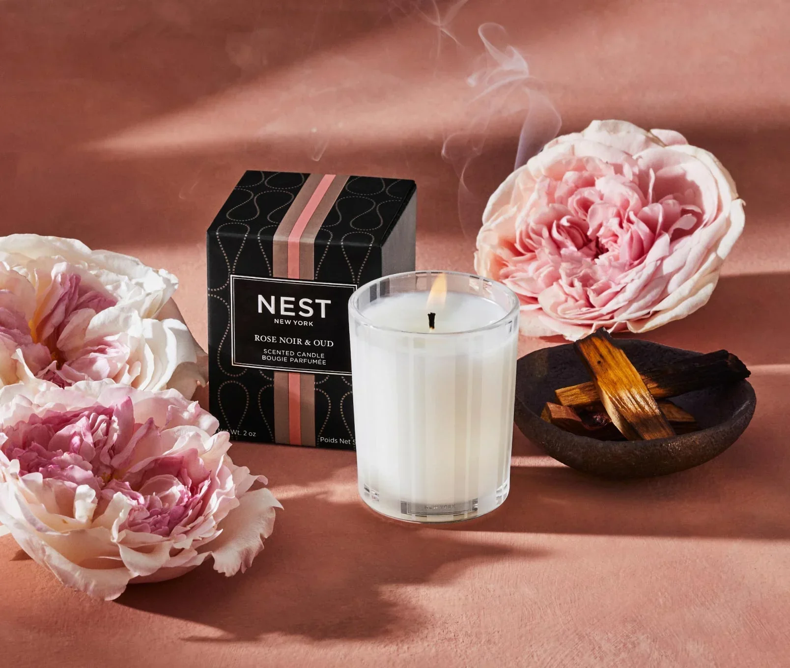 Rose Noir & Oud Votive Candle