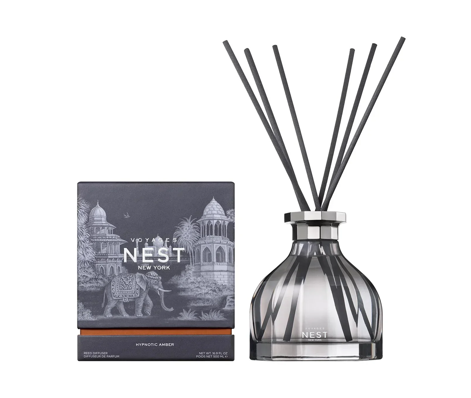 299-voyages-hypnotic-amber-reed-diffuser-500ml-1.webp VOYAGES Hypnotic Amber Reed Diffuser (500ml)