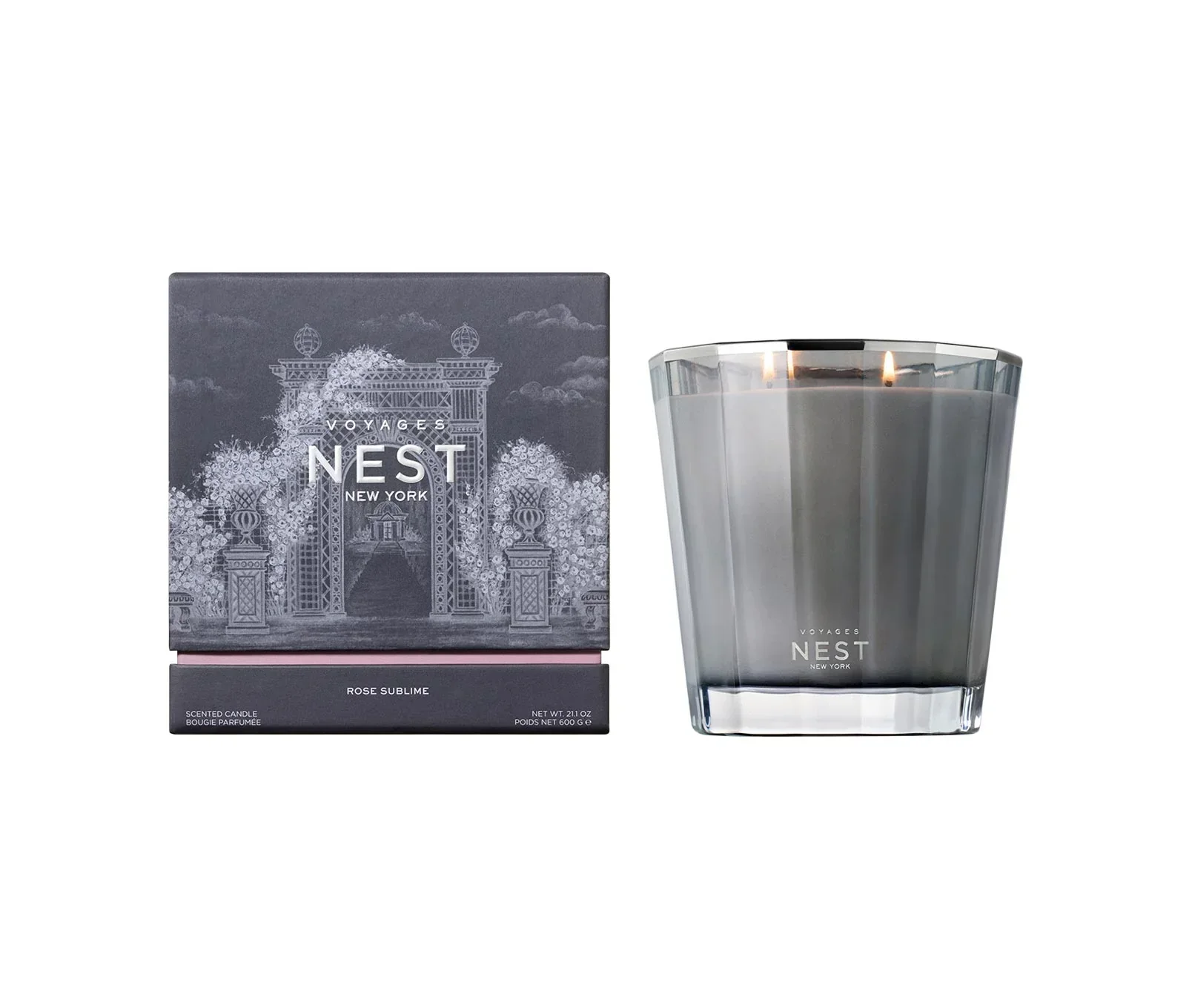 309-voyages-rose-sublime-2-wick-candle-600g-1.webp VOYAGES Rose Sublime 2-Wick Candle (600g)