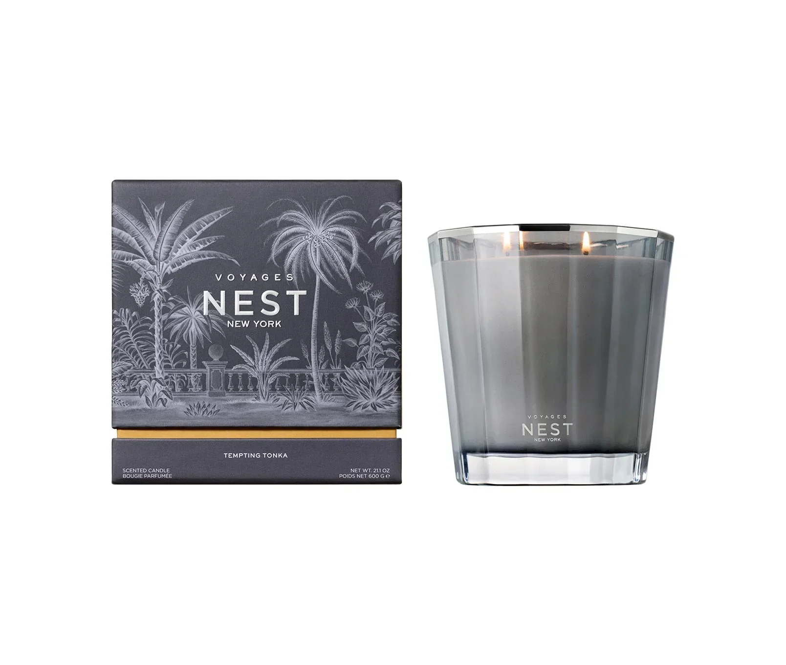 313-voyages-tempting-tonka-2-wick-candle-600g-1.webp VOYAGES Tempting Tonka 2-Wick Candle (600g)