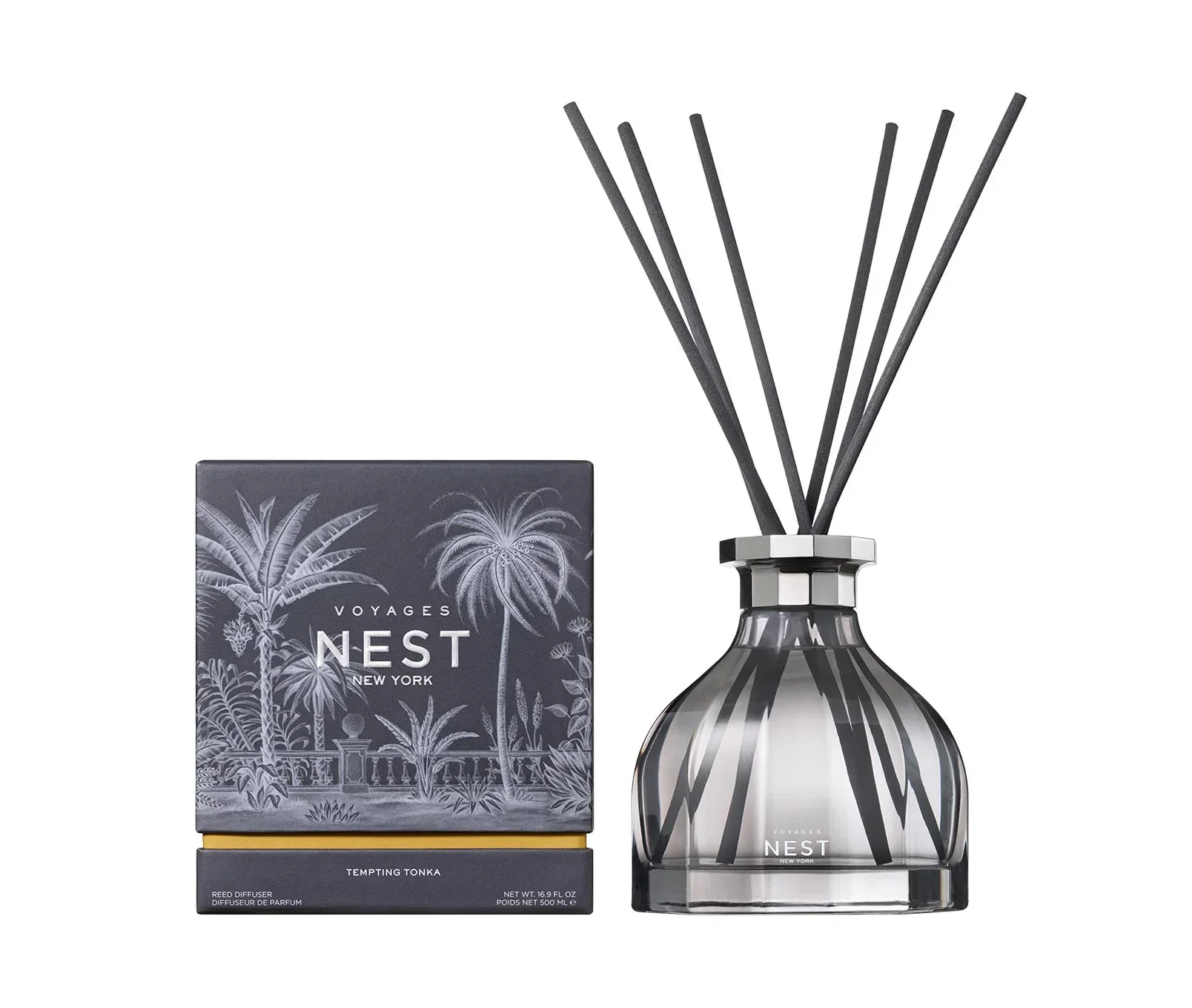 316-voyages-tempting-tonka-reed-diffuser-500ml-1.webp VOYAGES Tempting Tonka Reed Diffuser (500ml)