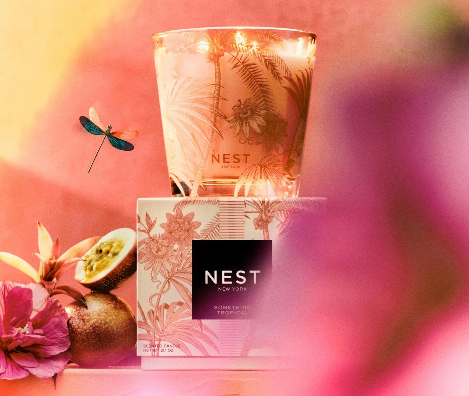 Something Tropical Decorative 3-Wick Candle