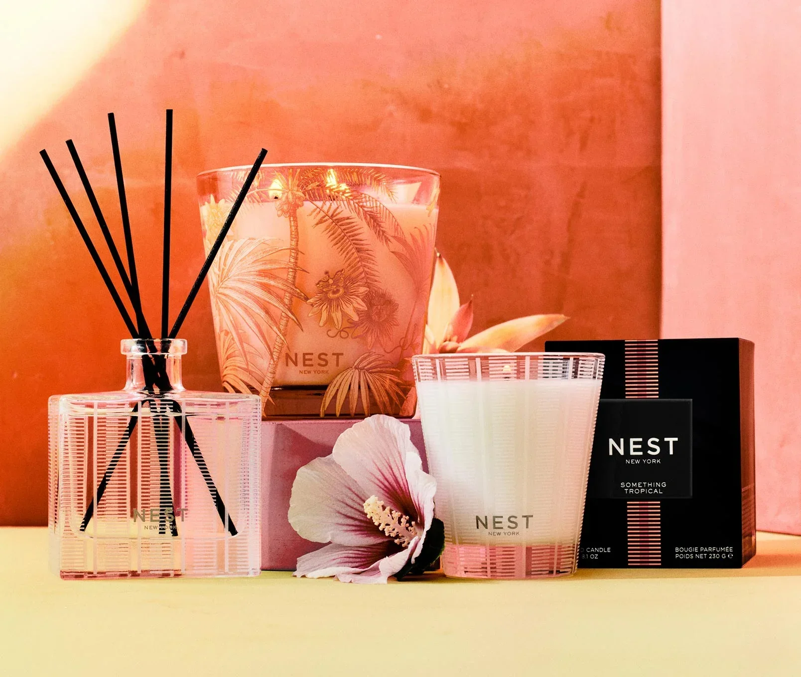 Something Tropical Decorative 3-Wick Candle