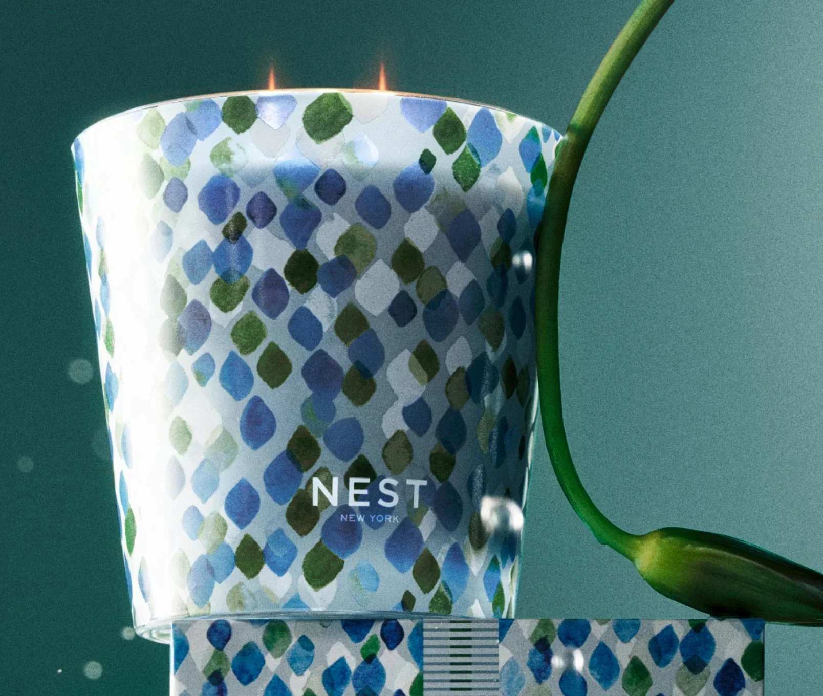 Forest Rain Decorative 3-Wick Candle