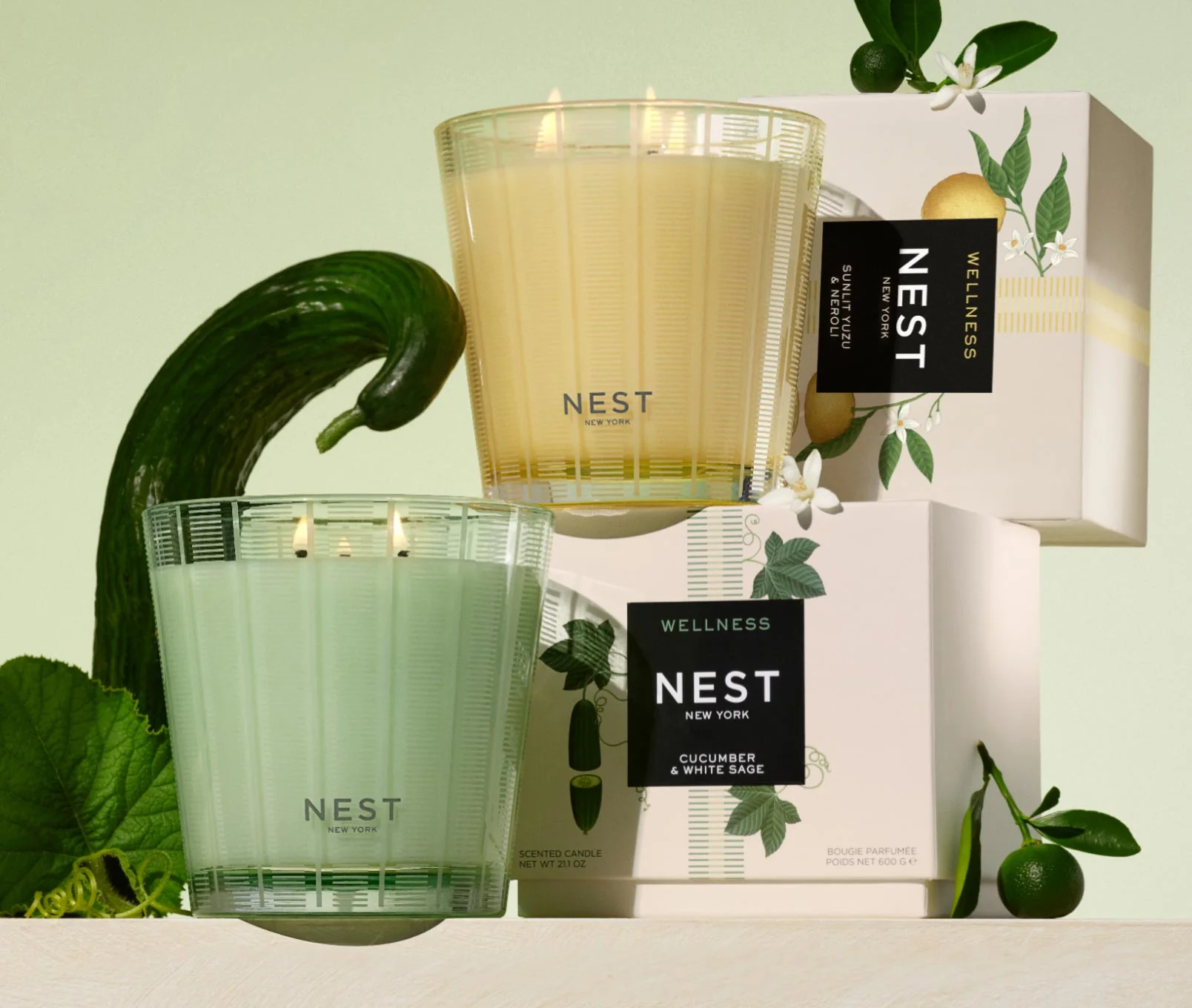 Serenity & Sunshine 3-Wick Wellness Duo