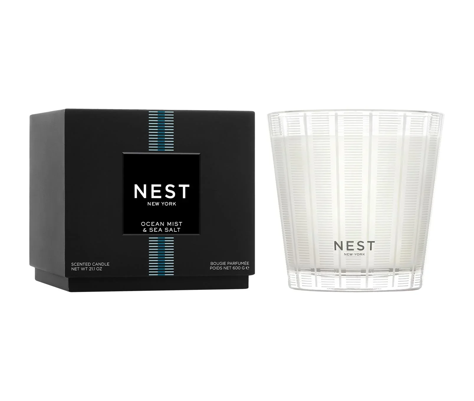 Ocean Mist & Sea Salt 3-Wick Candle