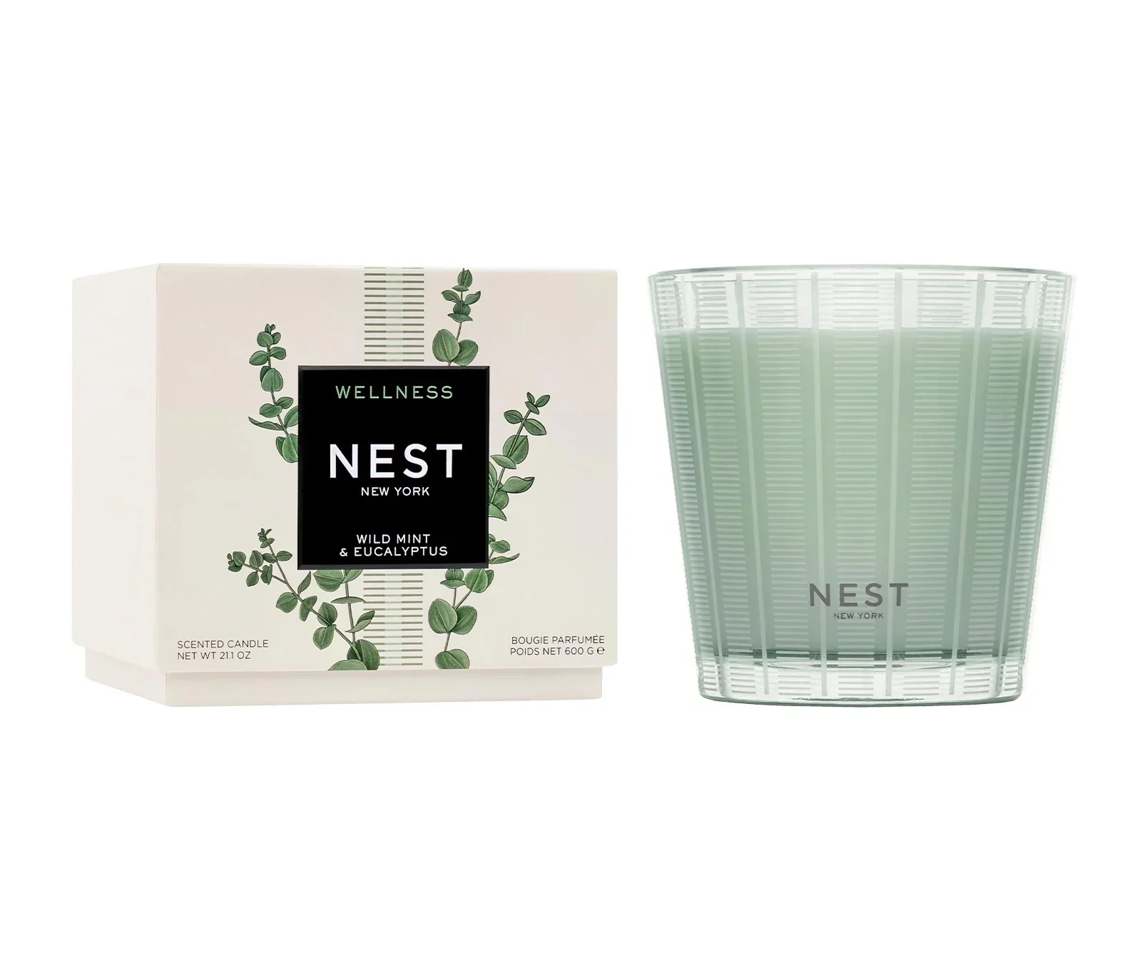 Wild Mint & Eucalyptus 3-Wick Candle