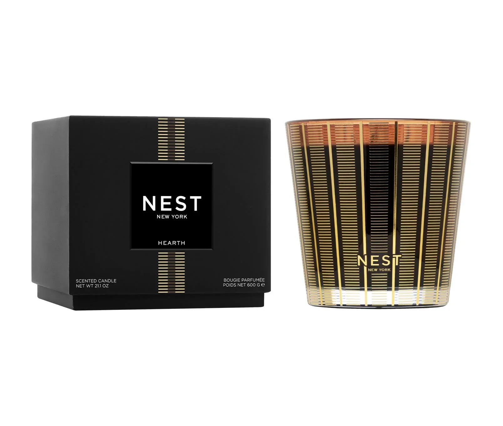 Hearth 3-Wick Candle